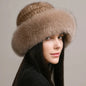 Women’s Faux Fur Knit Beanie FitiqueFit
