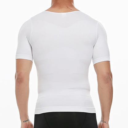 Men Weight Loss Shapewear T-Shirt Body Shaper Slimming Compression Shirts Gynecomastia Undershirt Waist Trainer Muscle Tank Tops NovaCart