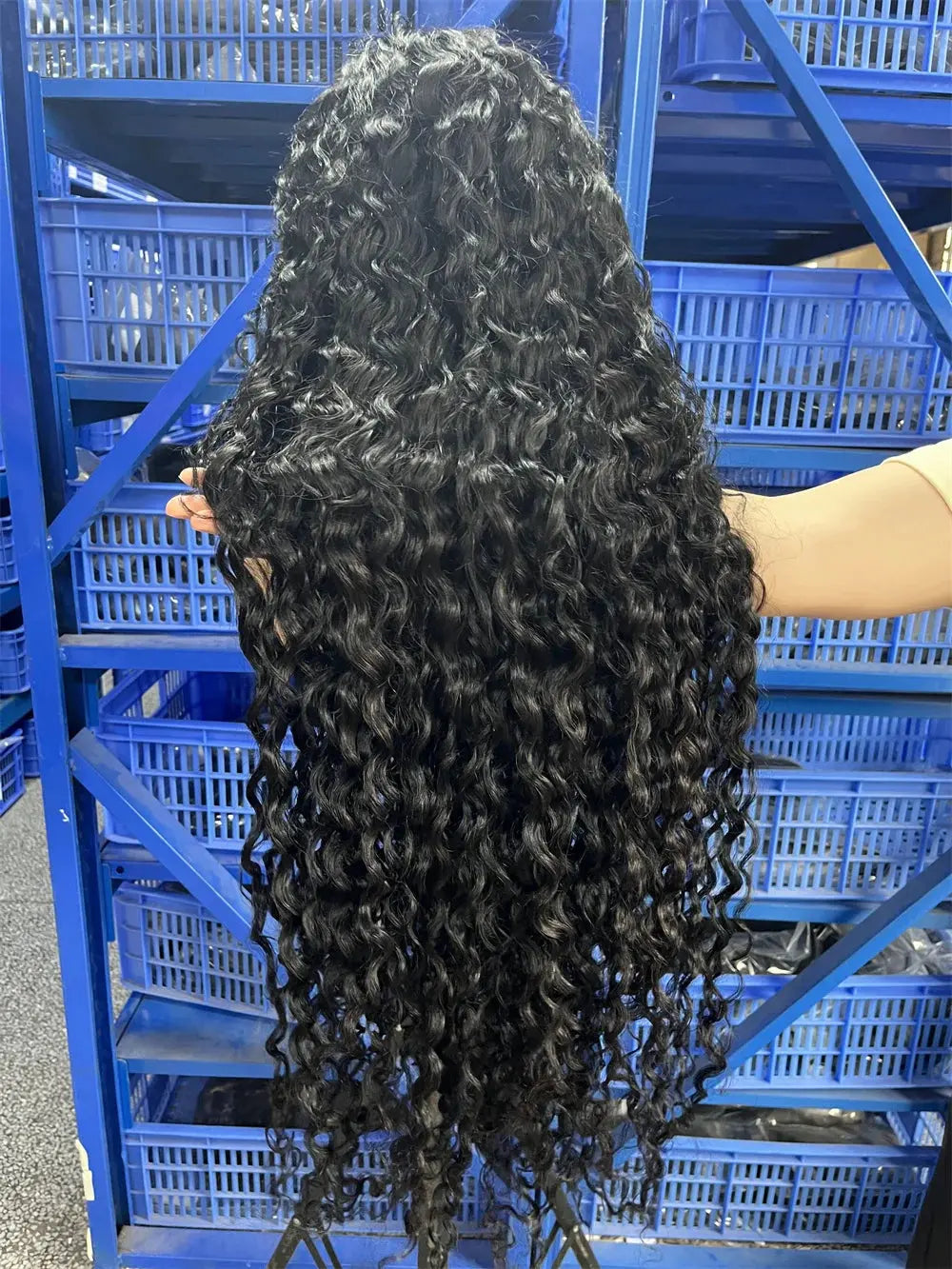40 50 Inch HD 13x6 Deep Wave Lace Frontal Wigs Brazilian 13x4 Water Wave Curly Lace Front Human Hair Wigs For Women 300 Density NovaCart