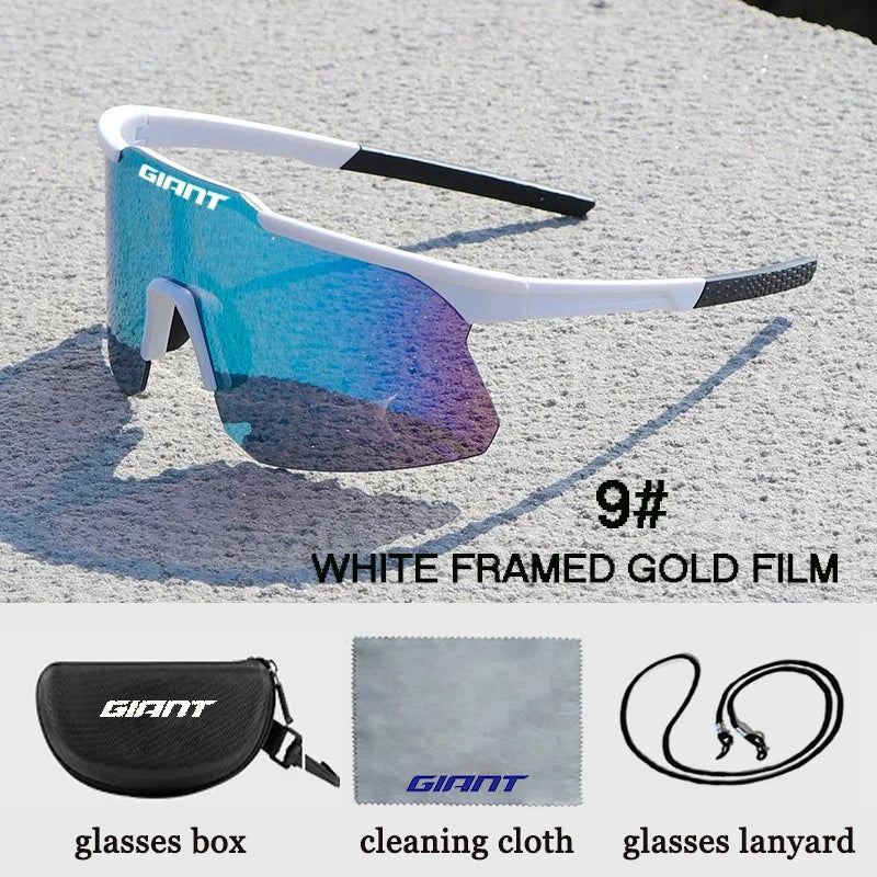 2025 giant new cycling Glasses UV400 Protection, Anti-Fog, Sports Sunglasses for Men Women with case Pi-Mart