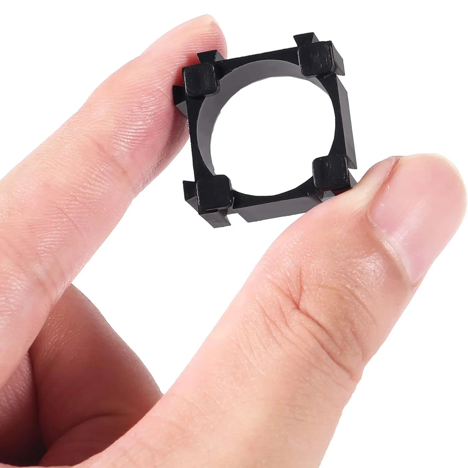 100Pcs 18650 Lithium Battery Holder, Plastic Battery Pack Bracket Cylindrical Cell Battery Stand Cell Spacer for DIY Fixed Batte Pi-Mart