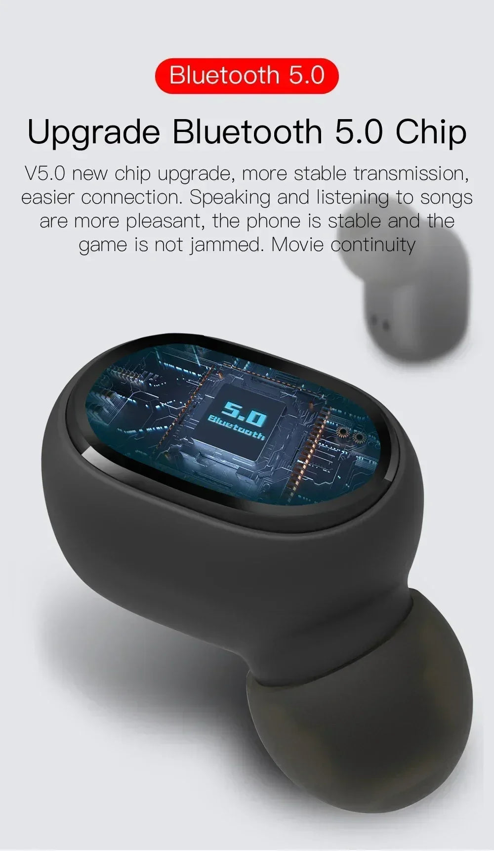 E6S Wireless Bluetooth Earphones TWS Bluetooth Headset Wireless Earbuds Noise Cancelling Earphones with Microphone Headphones NovaCart