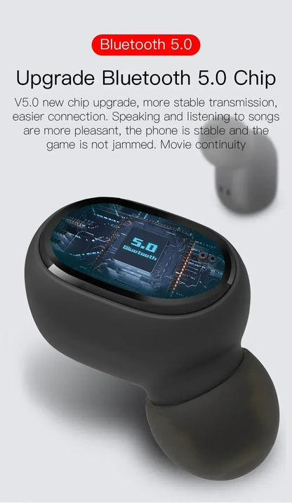E6S Wireless Bluetooth Earphones TWS Bluetooth Headset Wireless Earbuds Noise Cancelling Earphones with Microphone Headphones NovaCart