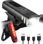 Ultra Bright Bike Light Bicycle Front Headlight Night Riding Red Back Taillight Waterproof for Adult Kids Road Mountain Cycling Pi-Mart