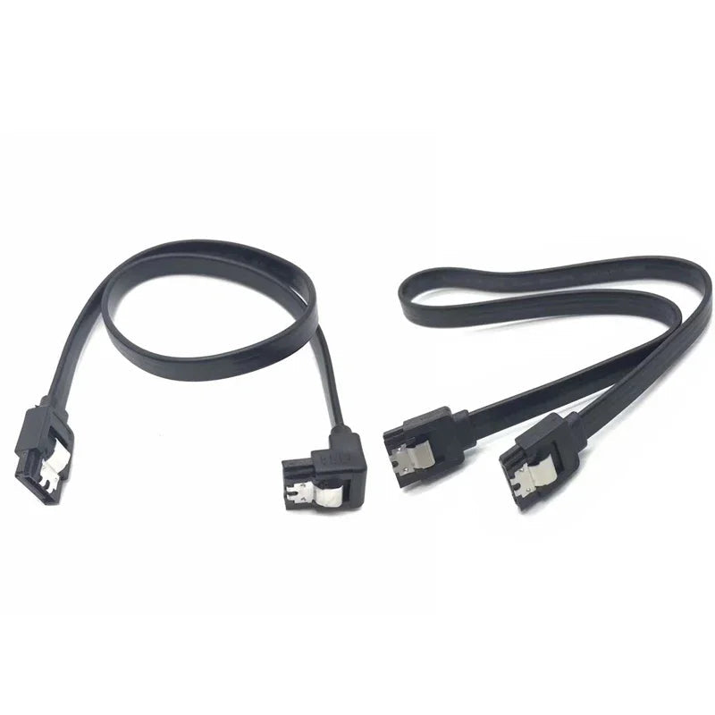 1-10PCS 50CM SATA 3.0 Data Cable High-speed Sata III Cable Adapter Connection Converter For SATA HDD SSD CD Drive Writer Desktop Pi-Mart