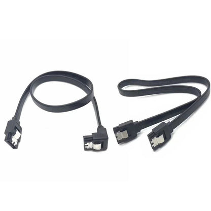 1-10PCS 50CM SATA 3.0 Data Cable High-speed Sata III Cable Adapter Connection Converter For SATA HDD SSD CD Drive Writer Desktop Pi-Mart