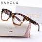 BARCUR Large Fashionable Frame Pink Reading Glasses for Women – Stylish Square Thick Frame Eyewear with Multi-Degree Options for Men & Women – Lightweight Blue Light Blocking Computer Glasses with White Gift Box for Home Office & Study Stevvex