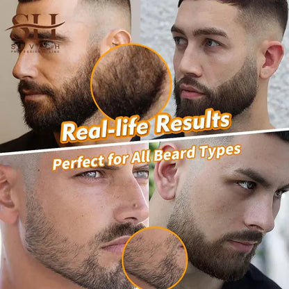 Waterproof Beard Pen Filler Men Moustache Coloring Pen Beard Coloring Filling Enhancer Black Fiber Hair Beard Stuffing Pen Tool NovaCart
