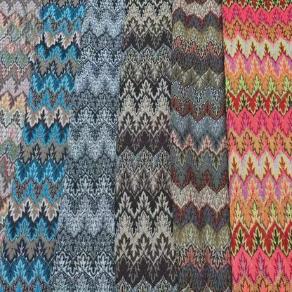 Maple Leaf Hollow Knitted Fabric Color Gold Thread Pattern Knitted Fashion Fabric for Clothing High Quality Cloth Wholesale NovaCart