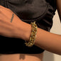 Hip Hop Thick Link Chain Bracelet Women's CCB Material