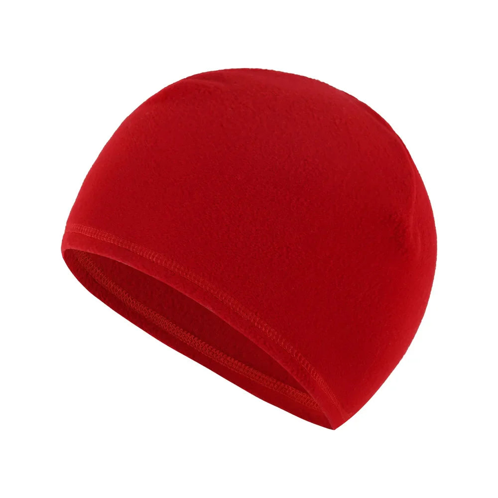 1PC Warm Winter Skull Cap Soft Polar Fleece Hat Thick Windproof Cap Outdoor Beanie Cap Ski Cap Unisex Suitable For Unisex Pi-Mart