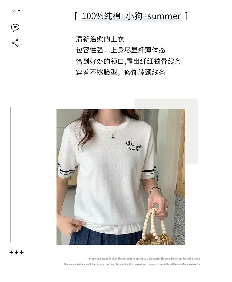 Summer Women's T-shirt 100% Cotton Short Half Sleeve O neck Clothes Solid Casual Pullover Basic Female Top NovaCart