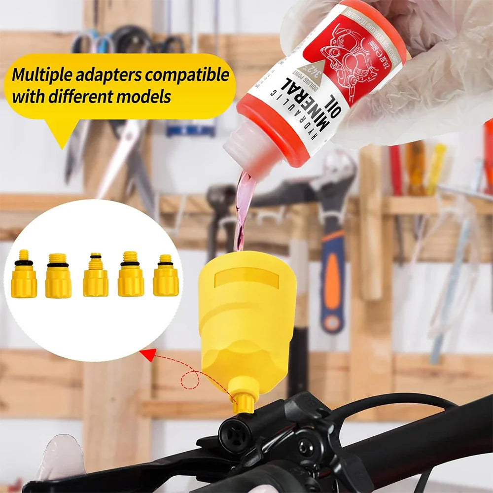 Bicycle Brake Mineral Oil 60ML Bike Hydraulic Disc Brake Oil Bleed Kit For SHIMANO TEKTRO SRAM NUTT Series Brake Repair Tools Pi-Mart