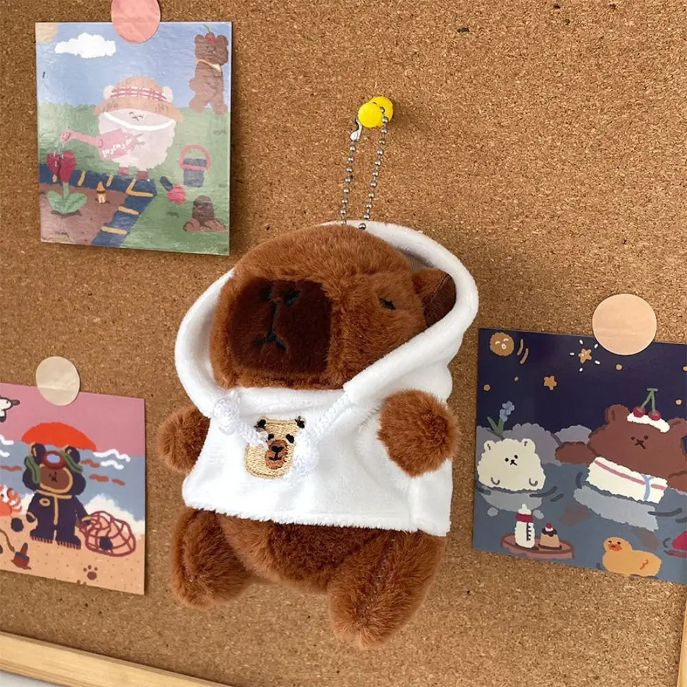 Cute Capybara Plush Toy Hoodie with Wings Simulation Doll Small Size Stuffed Animals Anime Fluffty Toy Birthday Party NovaCart