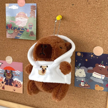 Cute Capybara Plush Toy Hoodie with Wings Simulation Doll Small Size Stuffed Animals Anime Fluffty Toy Birthday Party NovaCart