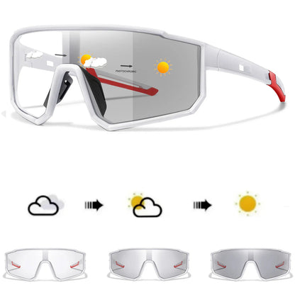 Fashion Brand Men Women Bicycle Photochromic Eyewear MTB Bike Fishing Running Cycling Sports Sunlasses Comfortable Goggles Pi-Mart