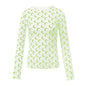 Woman Clothes Korean Moon Print Long Sleeve T-Shirt Fashion Casual Layered Sun Protection Top Ice Silk Basic Tee Spring Autumn NovaCart
