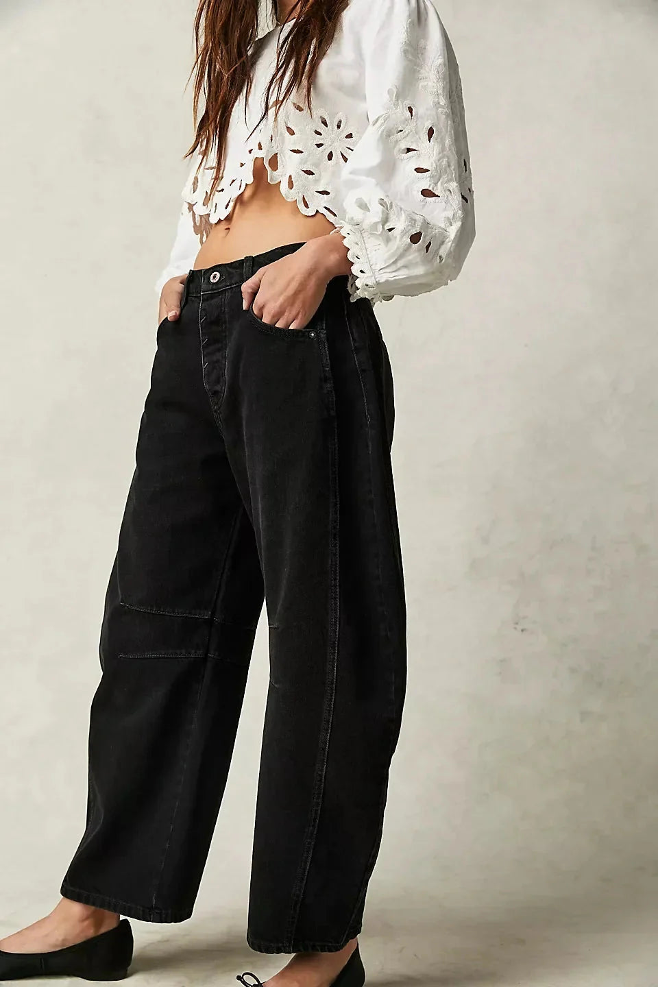 Women’s Elastic Waist High Waisted Jeans FitiqueFit