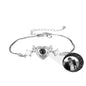 Customized projection bracelet for famous photos Personalized Circle Photo Bracelet