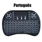 2.4G Air Mouse with Touchpad Keyboard i8 Arabic French Spanish Russian Backlit Mini Wireless Keyboard for PC Android TV Box Pi-Mart