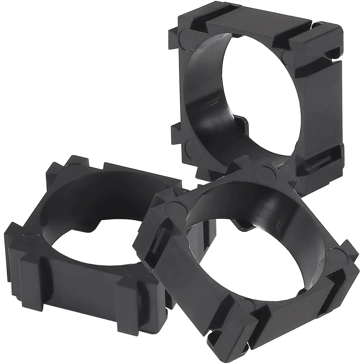 100Pcs 18650 Lithium Battery Holder, Plastic Battery Pack Bracket Cylindrical Cell Battery Stand Cell Spacer for DIY Fixed Batte Pi-Mart