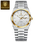 POEDAGAR Top Exquisite Male Watch Stainless Steel Waterproof Luminous Fashion Quartz Men's Watches Date Week Wristwatch For Men NovaCart