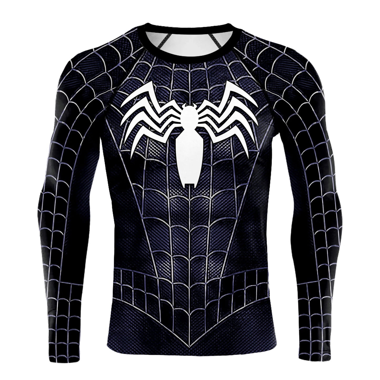Fashion Comics Spider Cosplay 3D Printed Men's Long Sleeve T-shirt Superhero Tee Casual Loose Fitness Sports Tops Street Clothes NovaCart