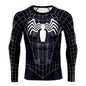 Fashion Comics Spider Cosplay 3D Printed Men's Long Sleeve T-shirt Superhero Tee Casual Loose Fitness Sports Tops Street Clothes NovaCart