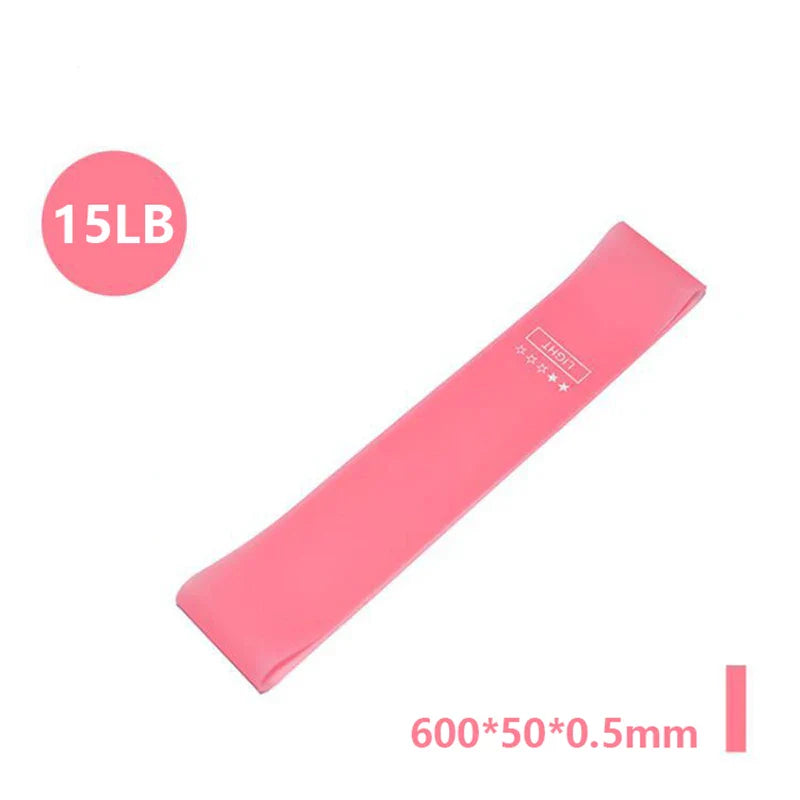 Portable Fitness Workout Equipment Rubber Resistance Bands Yoga Gym Elastic Gum Strength Pilates Crossfit Women Weight Sports Pi-Mart