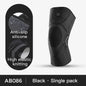 1 Pc Elastic Breathable Compression Knee Support Sleeve for Basketball Running Cycling Pi-Mart