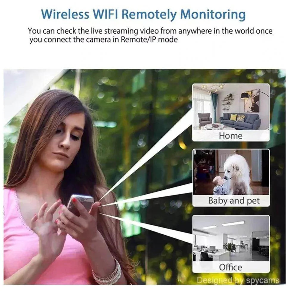 Mini Camera WiFi Night Vision Audio Video Recorder Spy Cam SmartPursue™