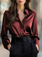 Women’s Spring-Autumn Lapel Button Shirt FitiqueFit