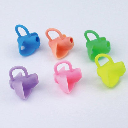 15 Pcs School Students Writing Pencil Pen Holder Children Kids Learning Practice Silicone Pen Aid Grip Posture Correction Device Ergonomic Grip Aid Writing Tool Posture Correction Stevvex