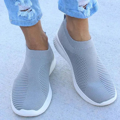 Women's Sneaker Slip On Women Sneakers Breather White Shoes Women Casual Sneaker Sports Shoes Comfortable Vulcanize Shoes Female NovaCart