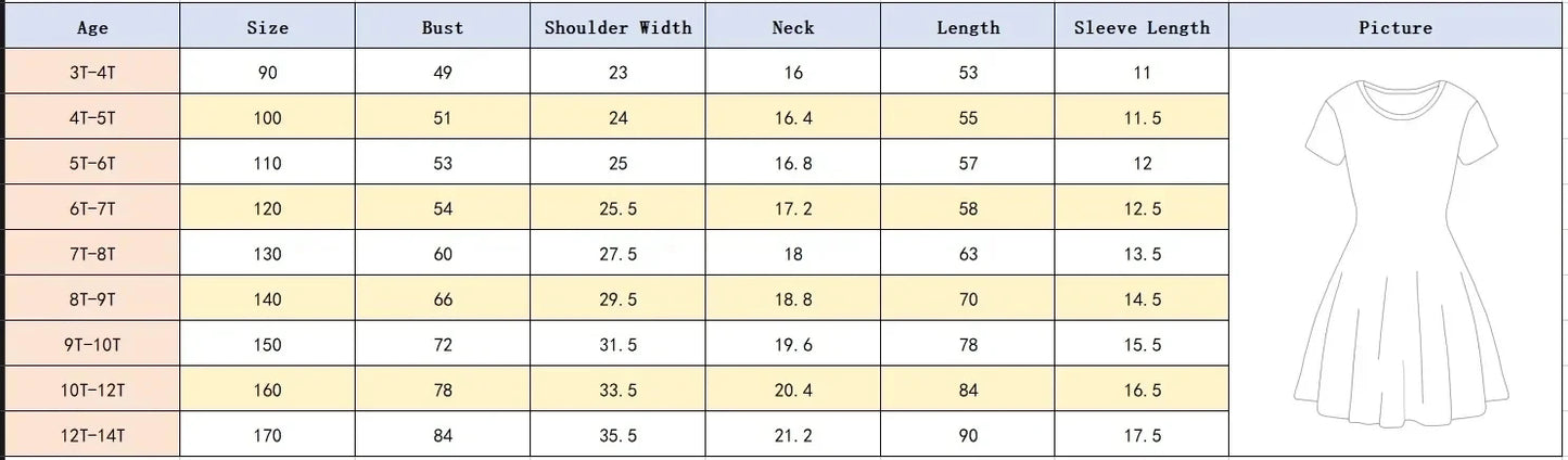 Girls Kpop Cartoon Demon Hunters Dress Summer Kids Anime Princess Beach Outfit Casual Sleepwear NovaCart