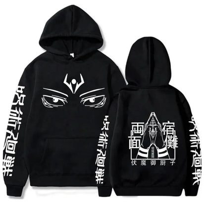 Hoodies New Japanese Anime Graphic Printing Sweatshirts for Men Womnen Hip Hop Casual Autumn Winter Fleece Streetwear Tops NovaCart
