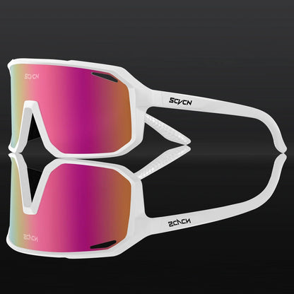 SCVCN Men bicycle Cycling Sunglasses Woman MTB road bike Driving Goggles Outdoor Sports running Glasses UV400 Hiking Eyewear Pi-Mart