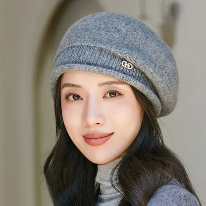 Women’s Soft Beanie Hat – Lightweight Stretchy Jacquard Knit Casual Cap FitiqueFit