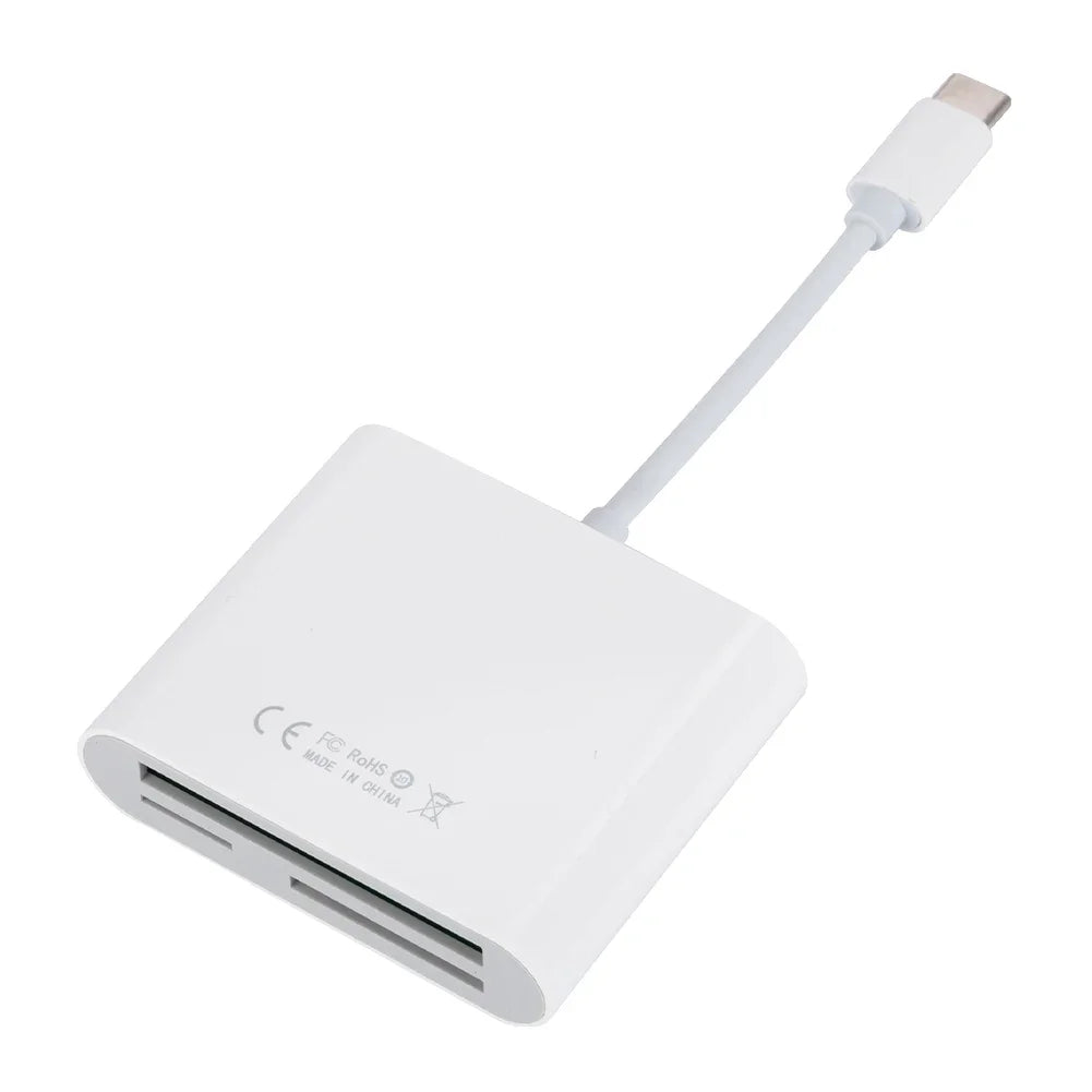 3 in 1 Type C To CF/SD/TF Card Adapter SD Card Adapter Memory Card Reader CF SD TF Compact Camera Card Reader for iPad iPhone 15 Pi-Mart