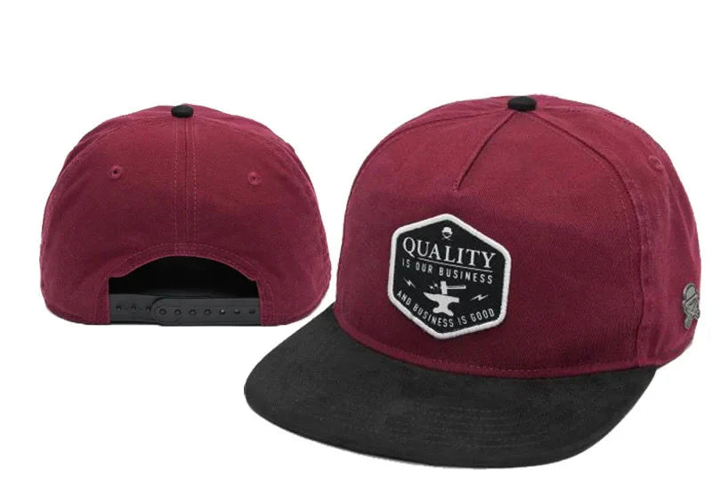 Skull Hand Snapback Hat – Flat Bill Adjustable Baseball Cap FitiqueFit