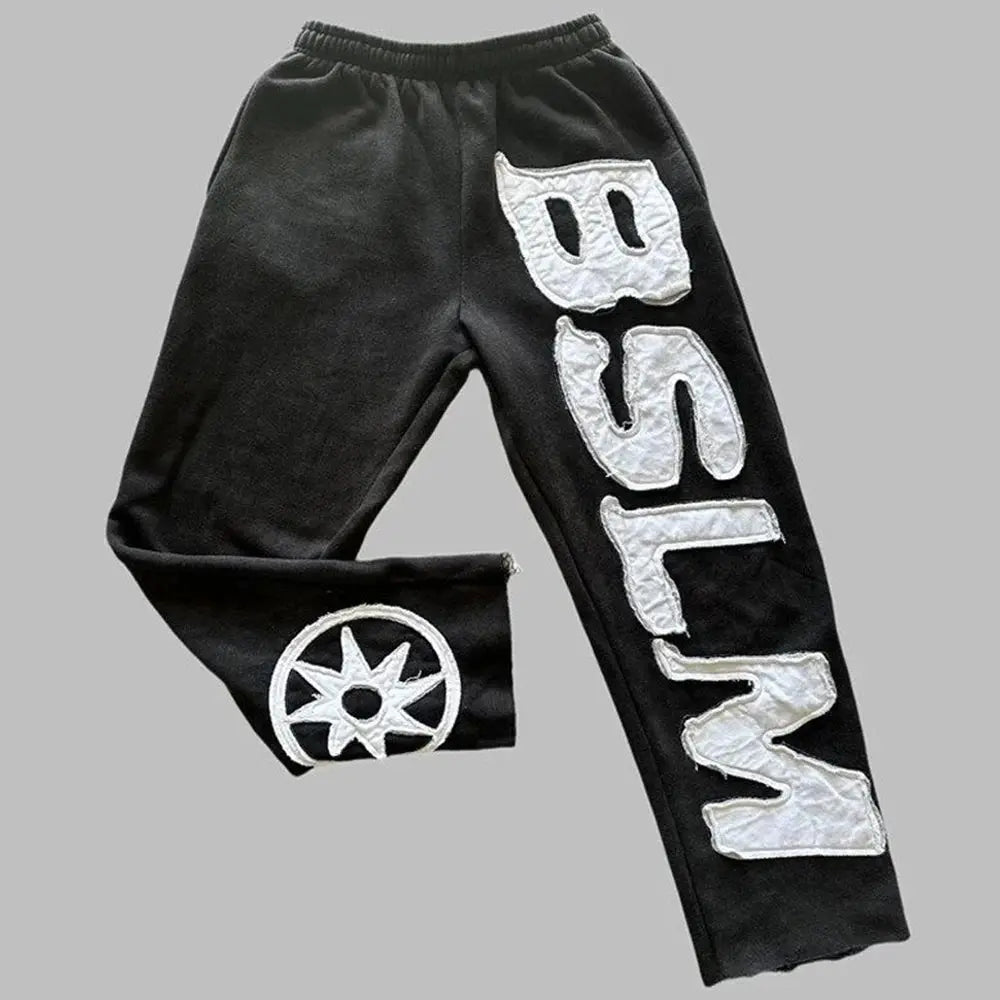 Men Women autumn winter Pants new hoodie personalized street style Harajuku high street hip-hop letter embroidery fashion casual NovaCart