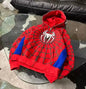 Y2k Retro Gothic America Spider Foaming 3d Print Hoodies Fashion Oversized Loose Full Zipper Hoodie Men Jacket Street Sweatshirt NovaCart