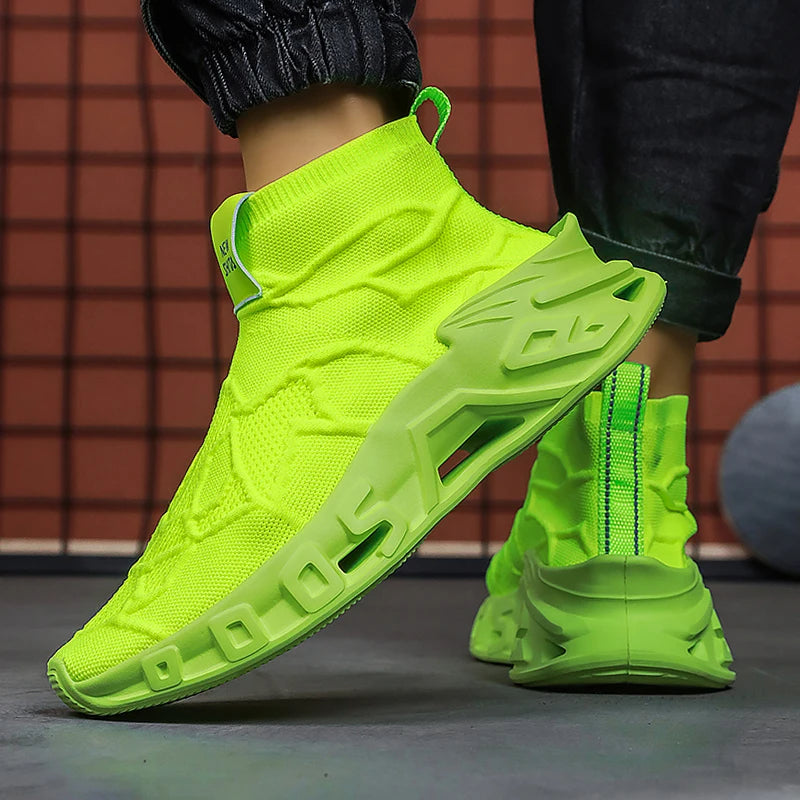 Men's Outdoor Sports Shoes - High-Top Sports Shoes Are Novel and Fashionable, Non-Slip and Durable, Suitable for All Seasons, NovaCart
