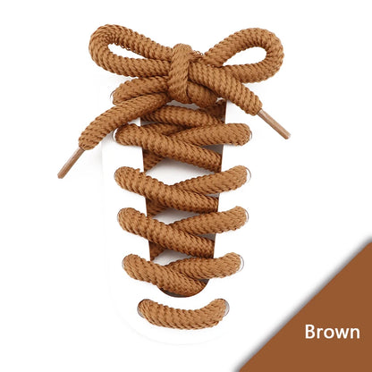 Round Shoelaces Quality 8mm Thicker Shoelace Running Sneakers Laces 1Pair 100/120/140/160CM Boots Shoe Laces Shoes Accessories NovaCart