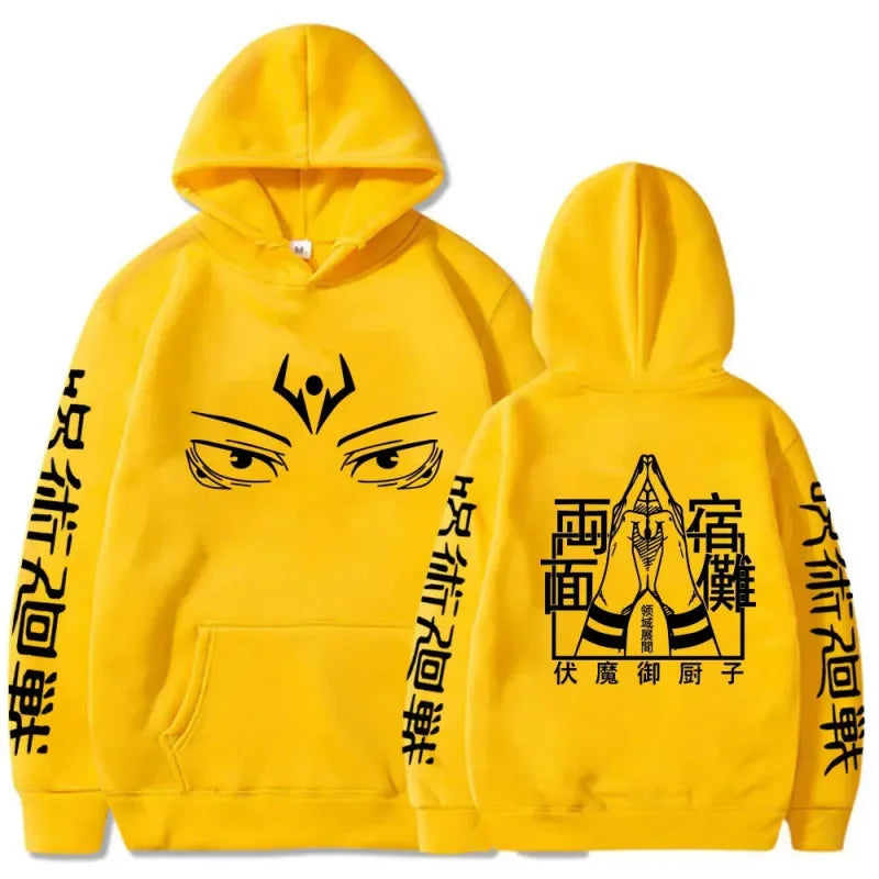 Hoodies New Japanese Anime Graphic Printing Sweatshirts for Men Womnen Hip Hop Casual Autumn Winter Fleece Streetwear Tops NovaCart
