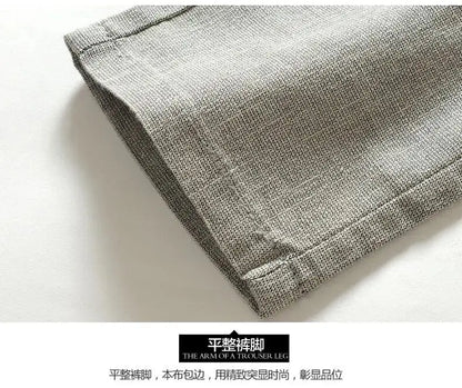 Checked pants for man Black Casual Pants Men Trousers Streetwear Mens linen Pants Slim Fit Male Plaid Pant men\'s Check Pants NovaCart