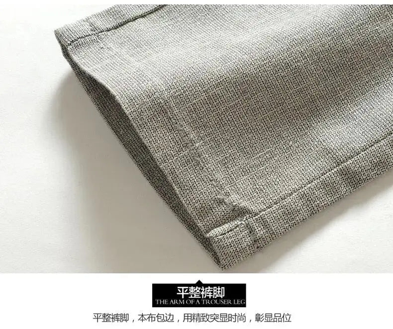 high quality linen pants man summer Cotton Linen Casual Pants For Men Business Man Cargo Pants Mens Trousers MAN JEAN Big size NovaCart