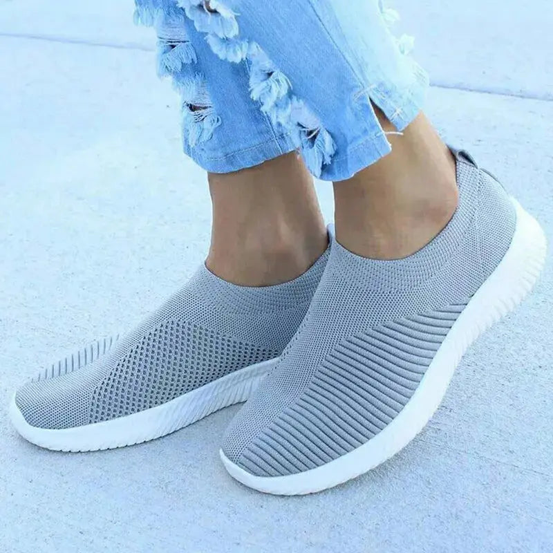 Women's Sneaker Slip On Women Sneakers Breather White Shoes Women Casual Sneaker Sports Shoes Comfortable Vulcanize Shoes Female NovaCart