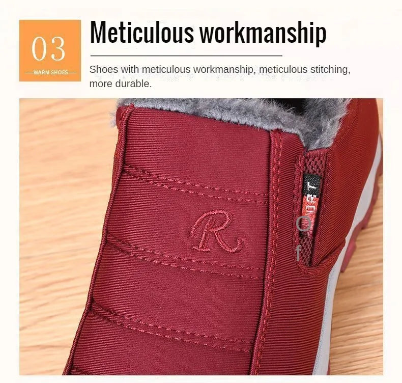 Men's Shoes Autumn Winter Casual Cotton Warm Wear Resistant Chunky Sole Affordable Free Shipping NovaCart