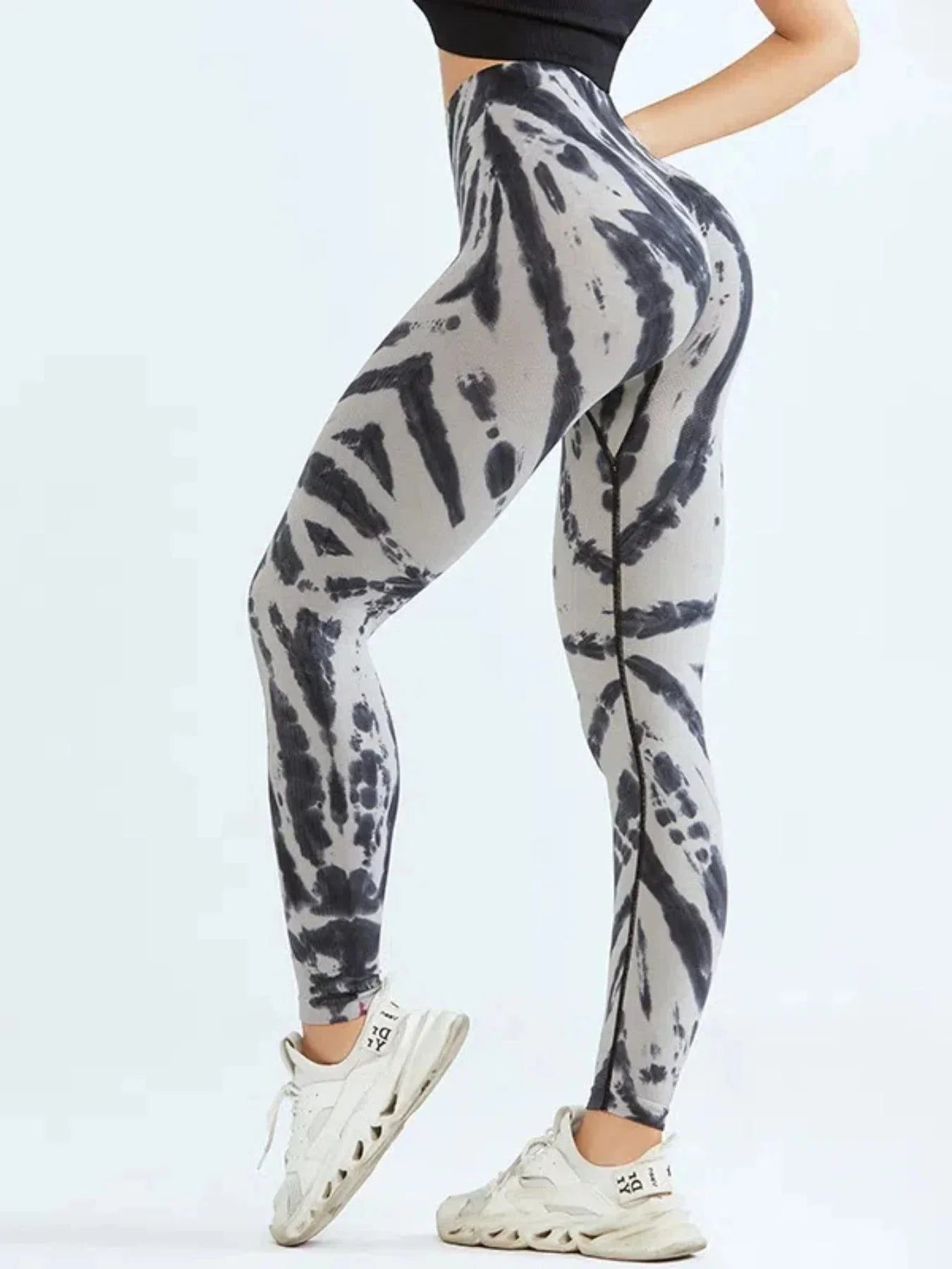 🧘‍♀️ Tie-Dye Seamless High-Waist Scrunch Butt Leggings FitiqueFit